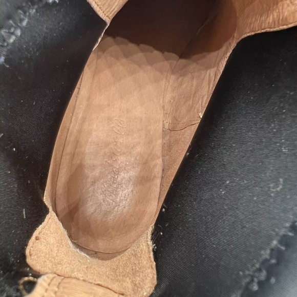 Madewell Leather Dani Chelsea Lugsole Boots Pull On Stable Brown Women Size 10 - Picture 10 of 11